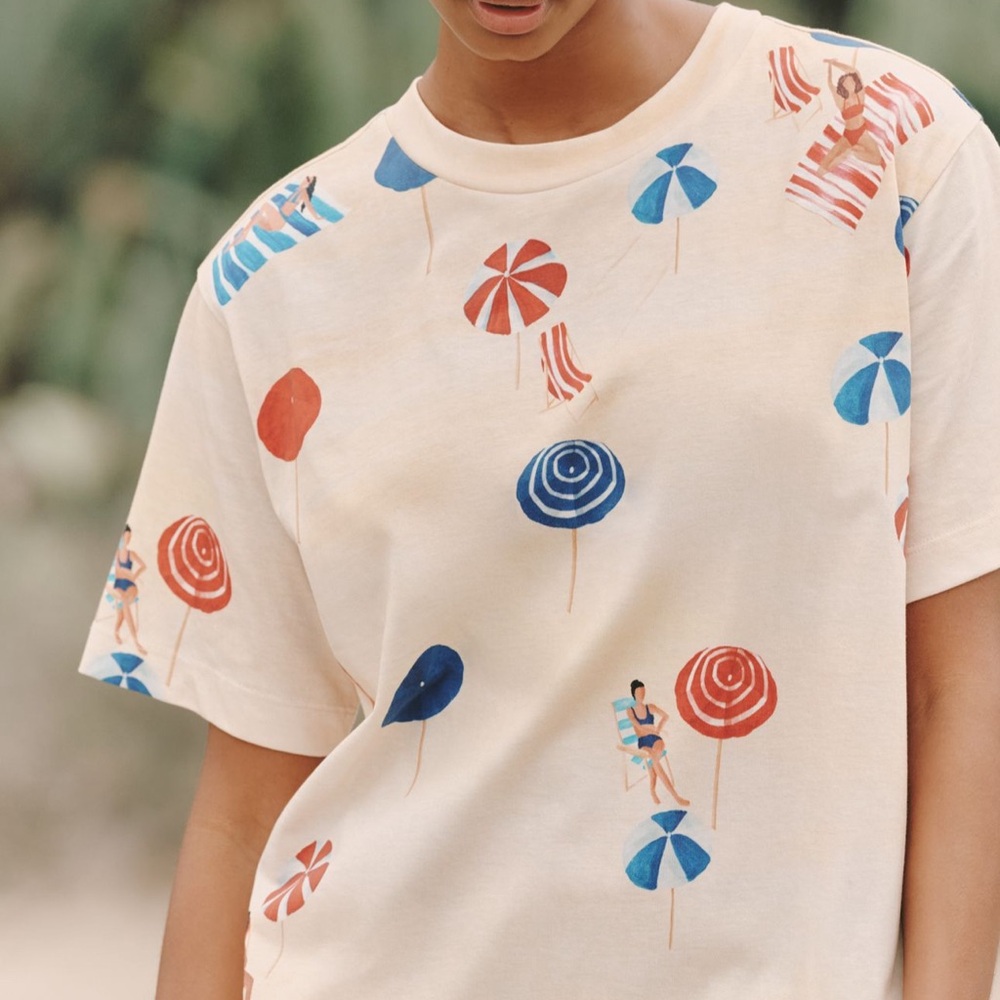 FARM RIO x Anthropologie Destination T-shirt dress - size M - NWT!!! - Picture 3 of 4